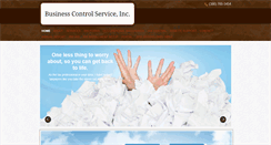 Desktop Screenshot of businesscontrolservice.net